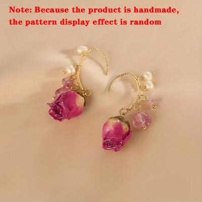 TEMU Exquisite Decor Pastoral Copper Jewelry Female Image