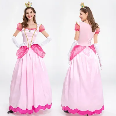 Princess Costume New Mary Pinkie Princess Dress Party Queen Dress Pink Peach Blossom