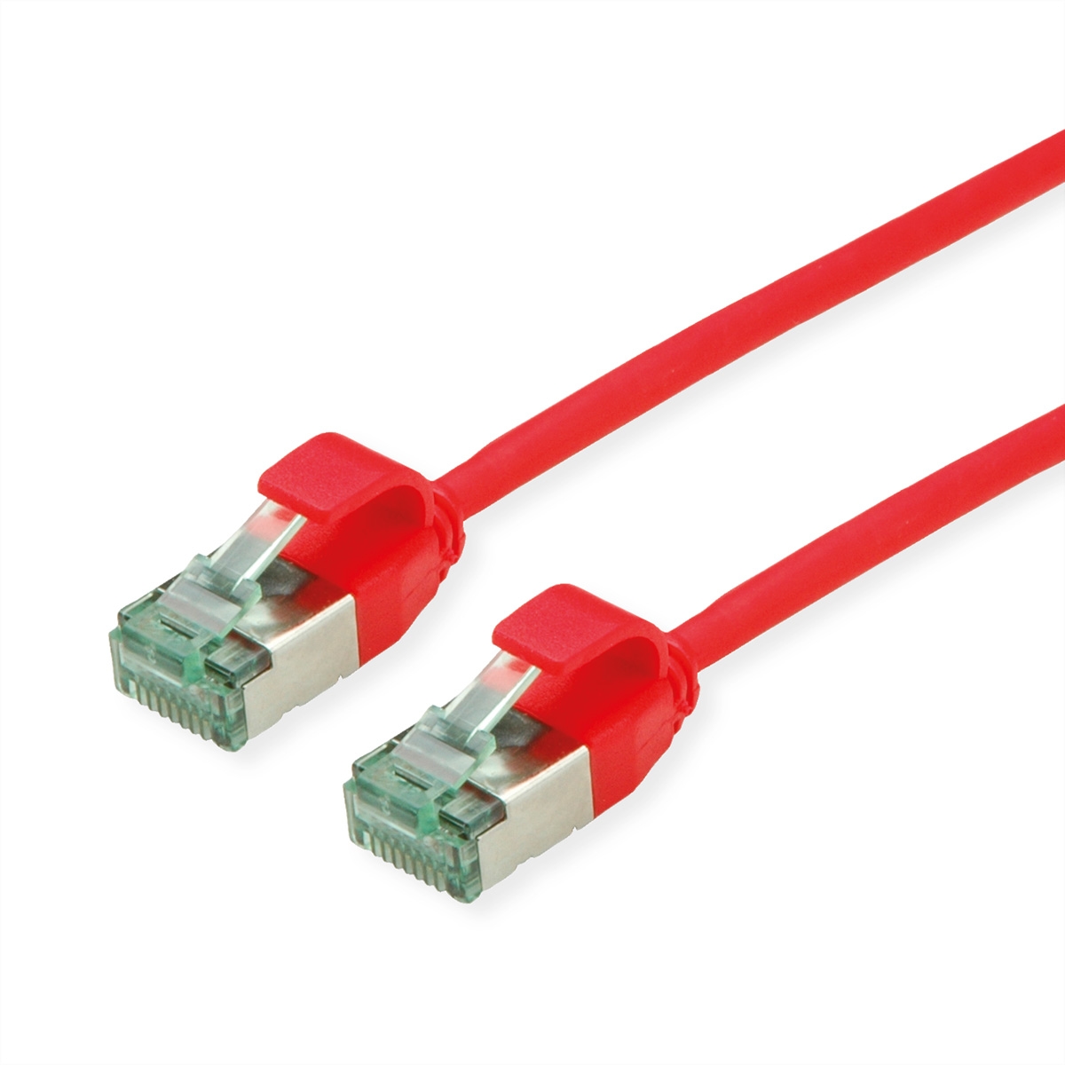 ROLINE RECYCLED MATERIAL ROLINE RM U/FTP DataCenter Patchkabel Cat.6A (Class EA), slim, rot, 1,5 m Image
