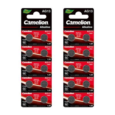 Camelion AG13 Alkaline Battery Value 20 Pack