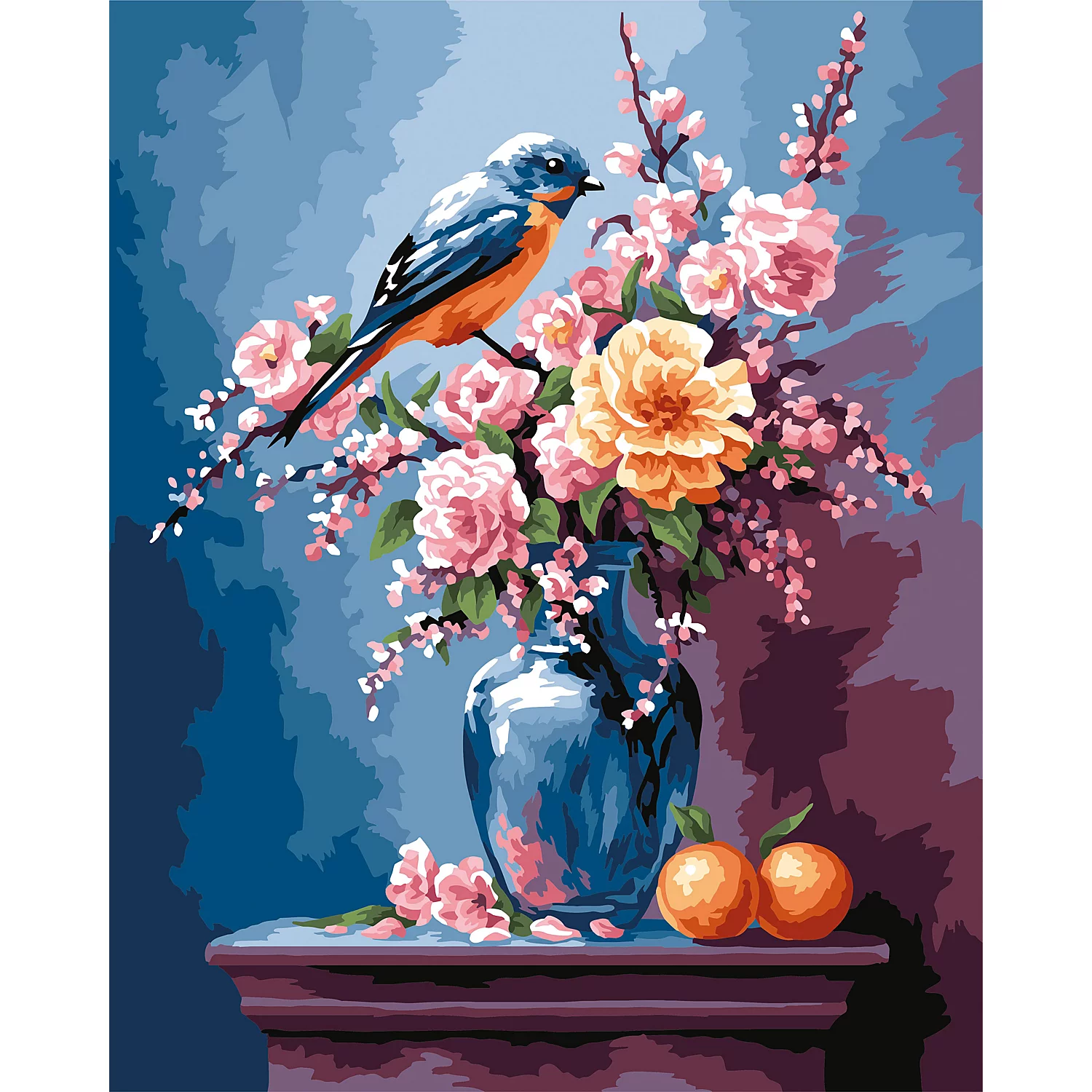 Malen nach Zahlen auf Leinwand Stillleben, 40 x 50 cm Image