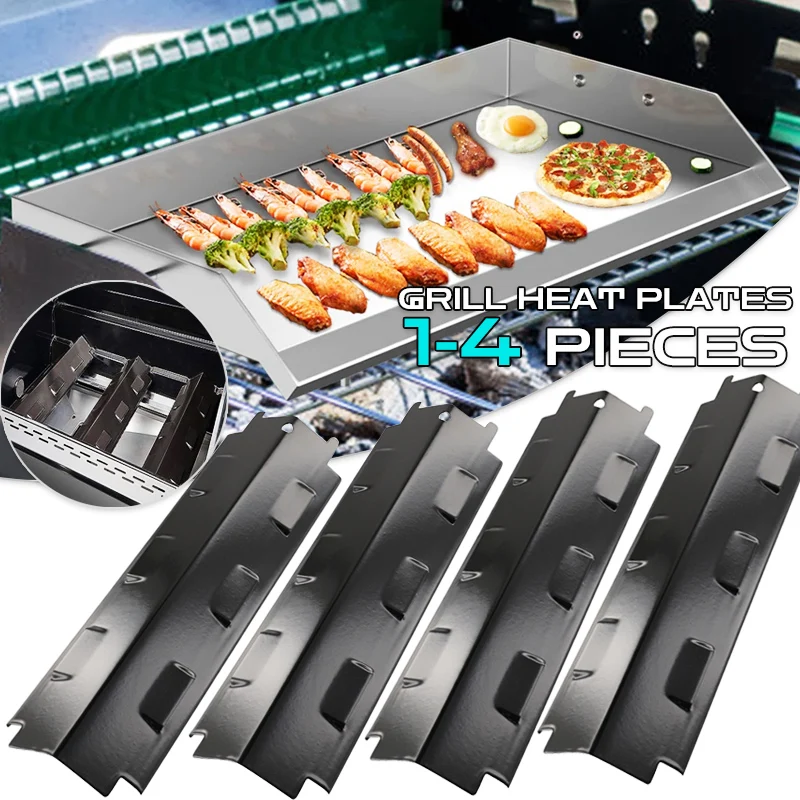 Gasgrill Ersatzteile Grill Hitzeschild Edelstahl Grill Heizplatte Wärme Zelt Flamme Tamer BBQ Reparatur Brenner Abdeckung