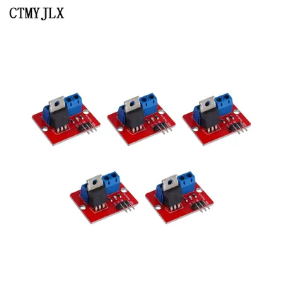 5 stücke 0-24V 3,3 V 5V Top Mosfet Button PWM Regelung Irf520 Mos Treiber modul für Arduino MCU Arm DIY Electronic Kit Image