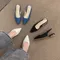 2024 High Quality Ladies Shoes Slip-on Women's Sandals Fashion Slingbacks Office and Career Hot Sale