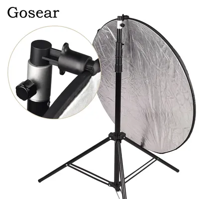 Reflector Clip Holder Aluminum Clip Clamp Photography Studio Background Clipper Tripod Light Flash Reflector Sfixed Softbox 8cm