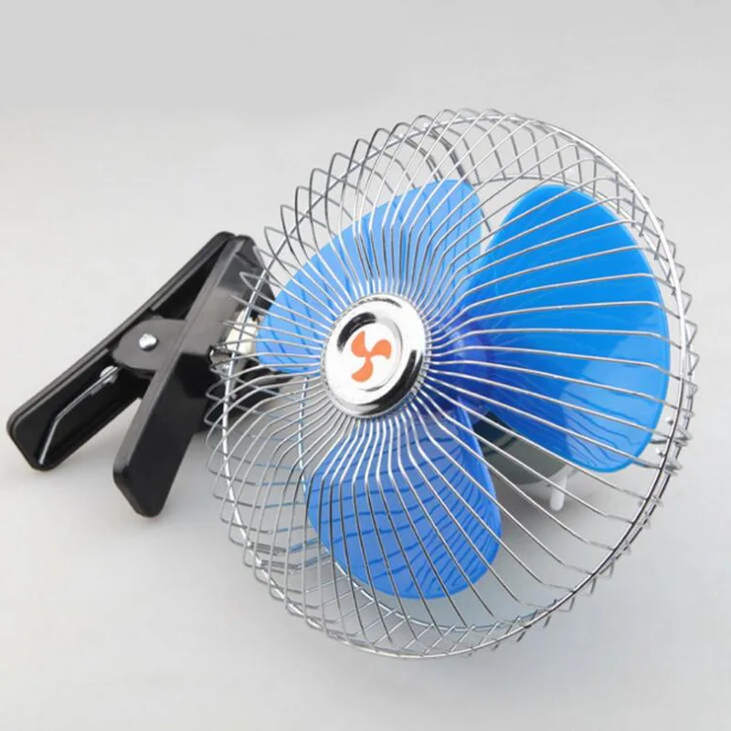 12V 25W véhicule Portable Auto voiture oscillant nouveau Mini électrique à faible bruit 6 pouces voiture Auto ventilateur ventilateur de refroidissement par Air de haute qualité
