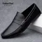Chaussures pour hommes en cuir 2024 été nouvelle conduite plat style décontracté chaussures pour hommes à la mode en plein air paresseux mocassins chaussures pour hommes