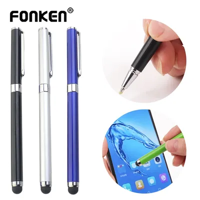 2 In1 Universal Stylus Pen for iPhone iPad Samsung Tablet Android Phone Drawing Tablet Capacitive