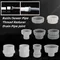 Adaptateur de lavabo en soie de cuisine, joint d'étanchéité rond, réducteur de tuyau de vidange d'eau, connecteur de tuyau fileté, accessoires de bain de cuisine