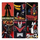 Panneau en étain d'animation de science-fiction, affiche de Film de dessin animé Robot Vintage, plaque murale de grotte pour homme, décor de Garage minable, Plaques en fer blanc