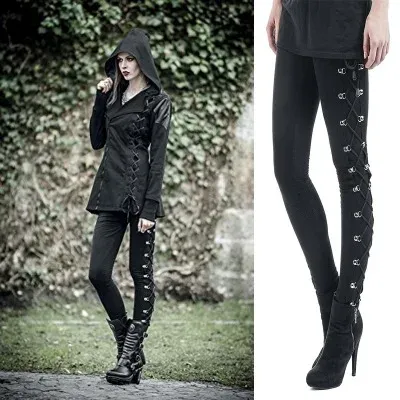 Medieval Renaissance Sommer Frauen Gothic Steampunk Hosen Hosen Cosplay Kostüm Hosen Image