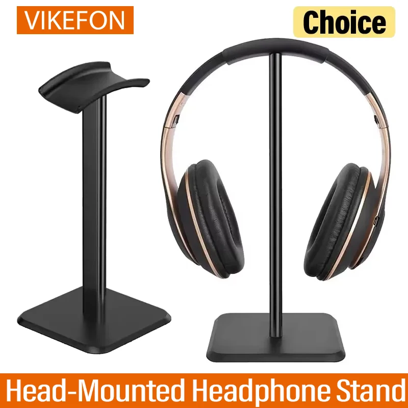 VIKEFON Kopfmontierter Kopfhörerständer, stilvoller, abnehmbarer Headset-Halter für Airpods Max Beats Bose Sennheiser Displayständer Image