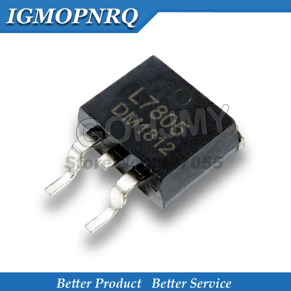 10PCS 7805 SMD L7805 TO-263 L7812CD2T L7812 L7805CD2T drei-terminal regler NEUE Image