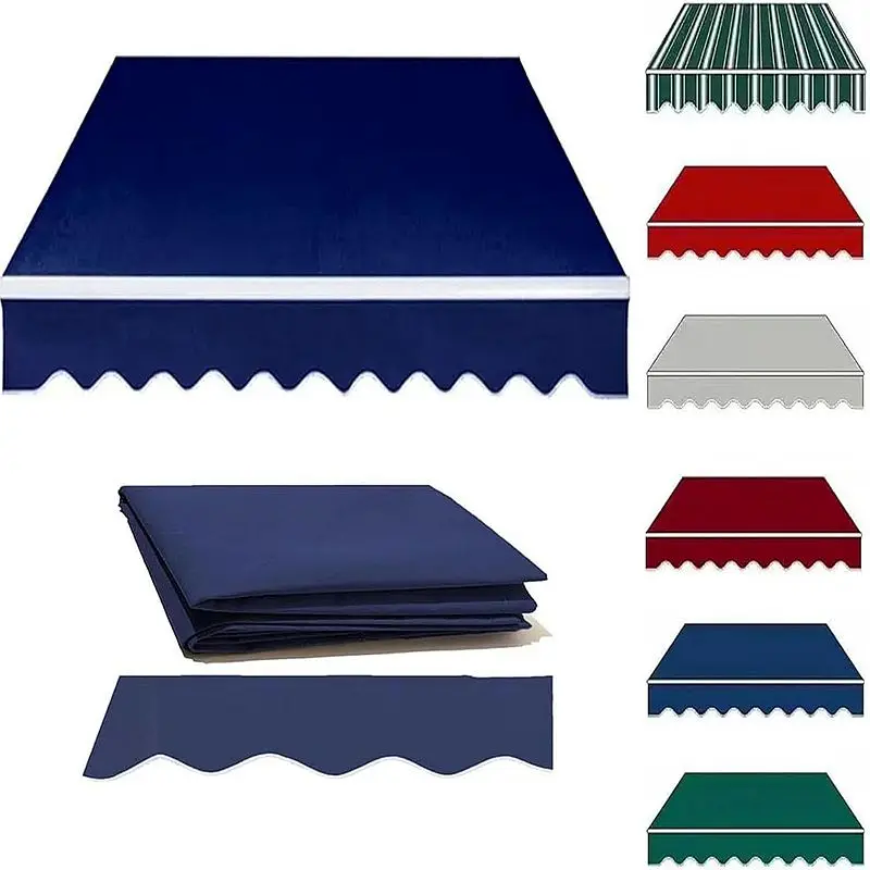 Einziehbare Terrassen markise Ersatz wasserdichte Schatten abdeckung-Terrassen sonnenschutz und wasserfeste Polyester-Markisen abdeckung im Freien