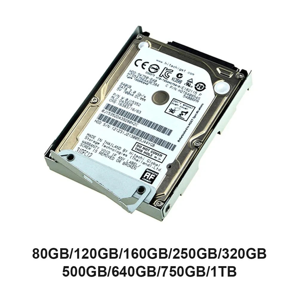 500GB/640GB/750GB 2.5 "sata interne Festplatte für ps3/ps4/pro/schlanke Spiele konsole für Sony HDD HD-Festplatte 300 mt/s Silber Image