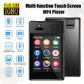 Lettore musicale MP3 Bluetooth 5.3 Altoparlante incorporato Walkman HIFI con touch screen completo da 2,5 pollici con videoregistratore FM/E-book/contapassi