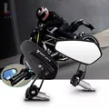 Per yamaha MT07 MT 07 Specchietti retrovisori universali per moto 2 pezzi Montaggio manubrio