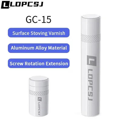 LDPCSJ GC-15 Graphics Card Holder White Vertical Rotating Retractable Aluminum Alloy Stand Desktop