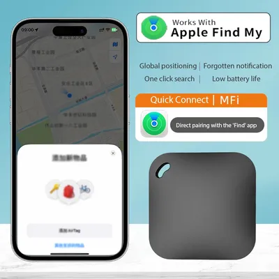 Smart Bluetooth GPS Tracker Work with Apple Find My APP ITag Anti Lost Reminder Device MFI Rated