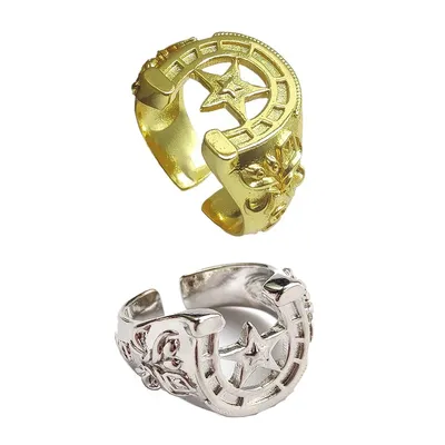 SBR Joe Kid Ring Metal Anime STEEL BALL RUN Star Rings Fashion Jewerly Party Clothing Accessories