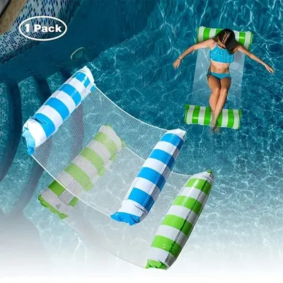 1PC Inflatable Float Hammock floaties for adults Perfect for Poolside Lounging This Summer Water