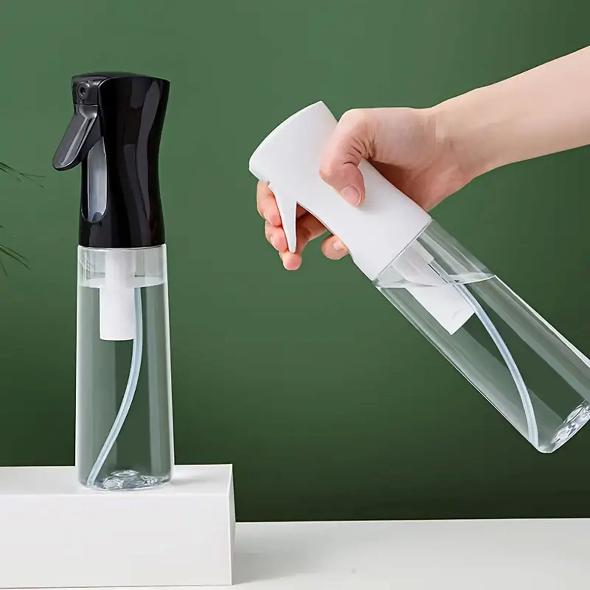 300ml Beauty Salon Continuous Spray Bottles Hairdressing Pressure Sprinkling Bottle Barbershop Hairstyling AtomizerContainer-liu