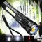 1pc Super Powerful Rechargeable Torch Flood Light With Side Light For Outdoor Camping, Fishing, Hunting, Climbing, Adventure Eme