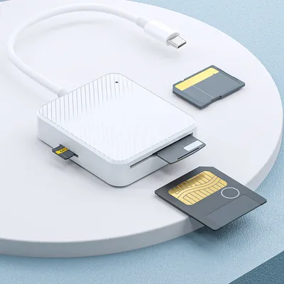 4 in 1 Memory Card Reader Adapter Type C USB-C Smart Media OTG M2 SD SM XD Card Reader For Andriod