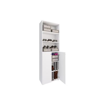 VCM Schuhschrank Lona Weiß H. 220 x B. 70 x T. 40cm Image