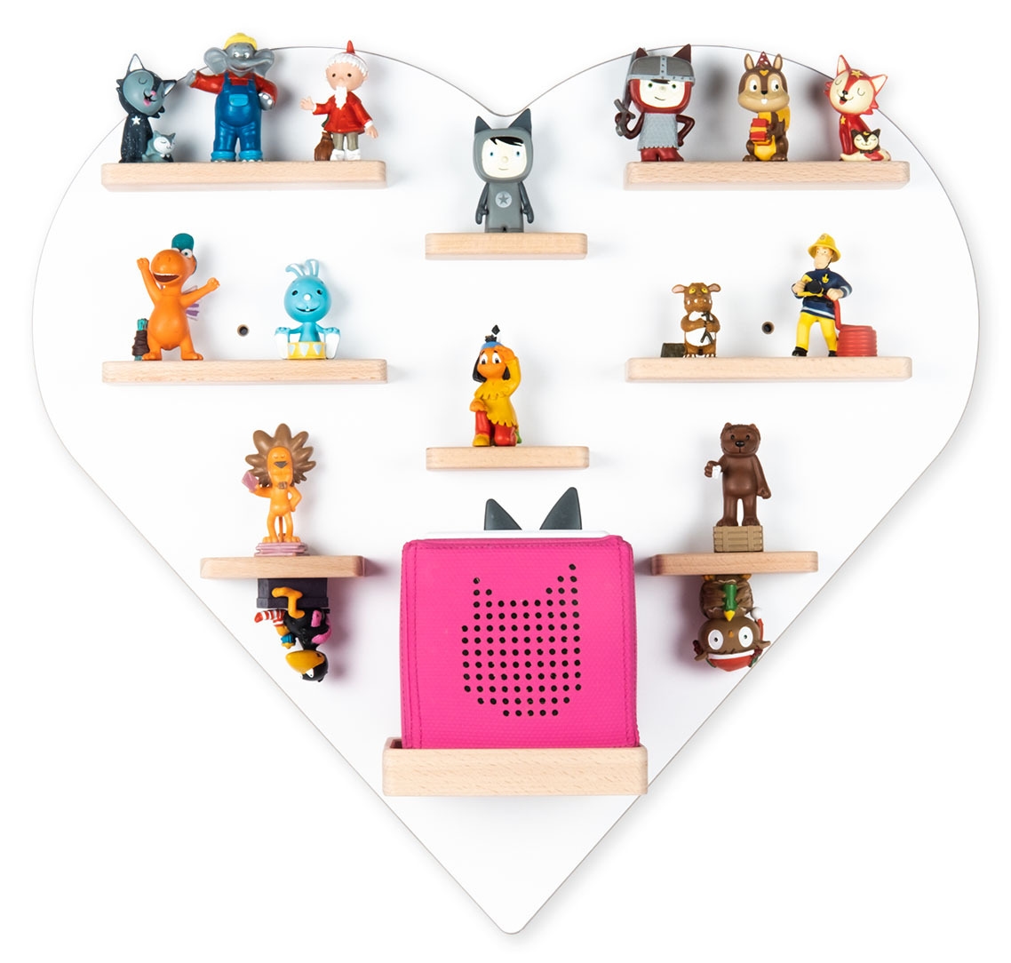 VCM Wandregal BOARTI Regal Weiß H. 51 x B. 54 x T. 19 cm Image