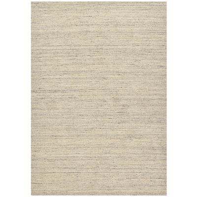 Wollteppich THEKO "Pure UNI", grau (natural grau), B:60cm H:14mm L:90cm, Schurwolle, Teppiche, Handwebteppich, meliert, reine Wolle, handgewebt Image