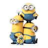 Figurine en carton Kevin, Bob et Stuart - Les Minions 2 : Il était une fois Gru - Haut 131 cm