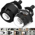 1X 2.5 pollici H4 LED H7 9005 9006 Faro per auto Kit Hella abbaglianti e anabbaglianti 100W RHD LHD Angel Eyes Bi Led Lente Halo Luci Proiettori