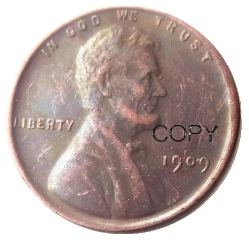 US 1909-P/S/VDB/SVDB One Cent Copy Decorate Coin