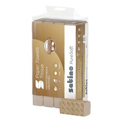 Satino PureSoft Premium Recycling-Papierhandtücher »PureSoft« I-Falz 3000 Blatt mehrfarbig, 20.6 cm