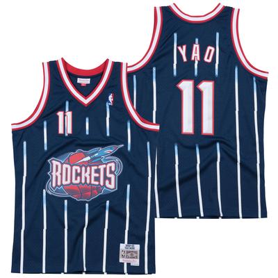 Houston Rockets Yao Ming Hardwood Classics Road Swingman-Trikot – Herren Image