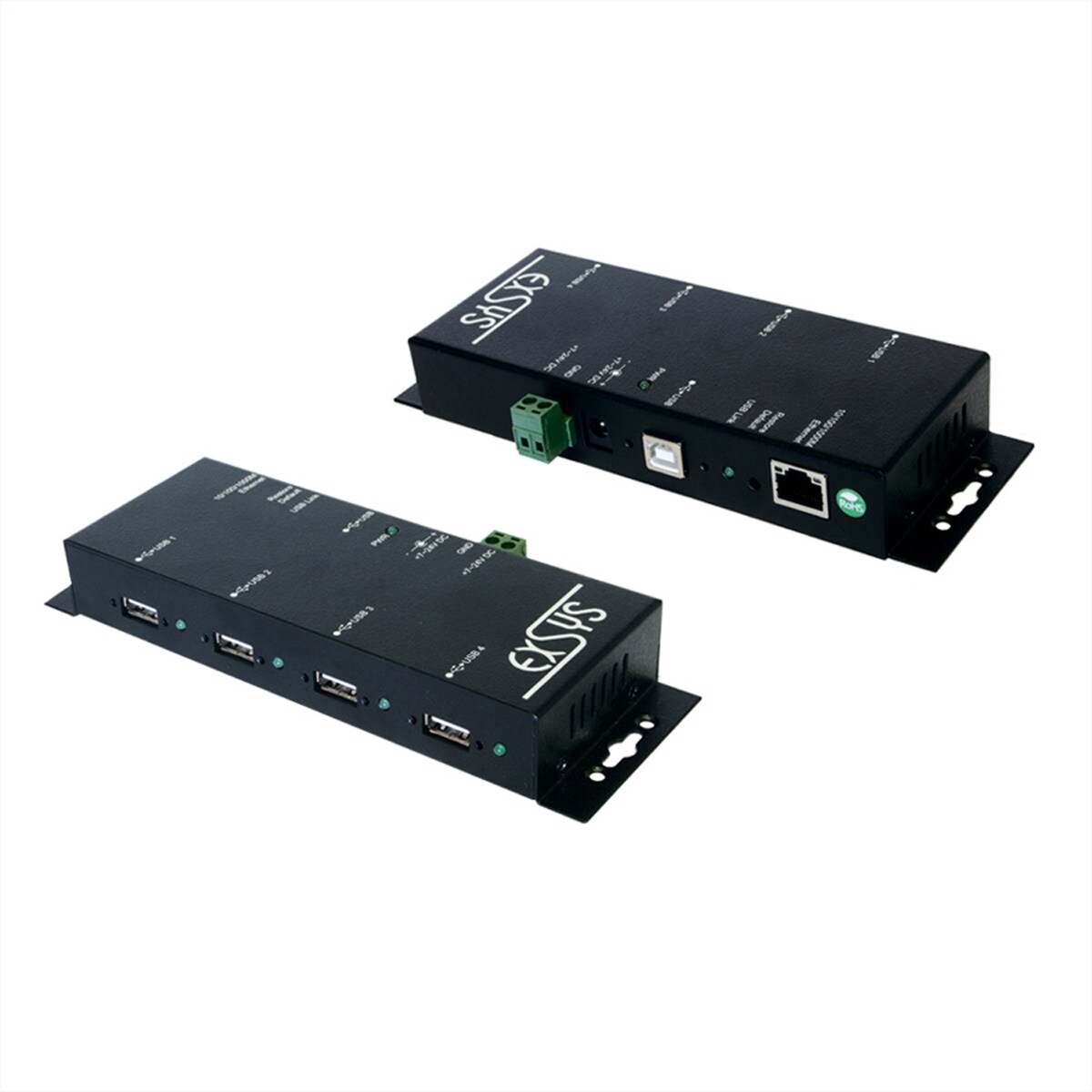 EXSYS EX-6002 Ethernet 1Gigabit zu 4 USB 2.0 Image