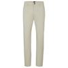Chinohose BOSS ORANGE "tapered", Herren, Gr. 32, Länge 34, beige (light beige271), Web, Obermaterial: 97% Baumwolle, 3% Elasthan, unifarben, casual, gerade, unten schmal lang, Hosen, mit BOSS Logo hinten