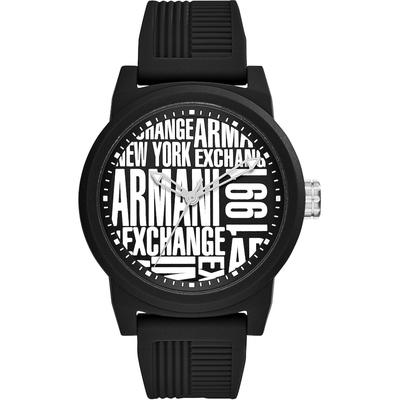 Armani Exchange - Herrenuhr Kautschuk Herrenuhren 1 ct