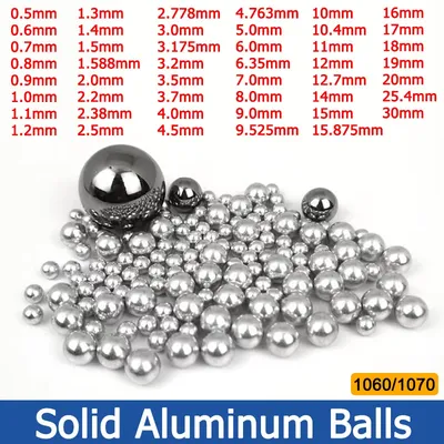 1-10000pcs Precision Aluminum Balls 0.5/0.6/0.7/0.8/0.9/1/1.5/2/3/4/6/8-30mm Solid Smooth Aluminum