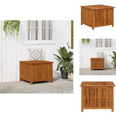 Vidaxl - Garten-Aufbewahrungsbox 75x75x58 cm Massivholz Akazie - Gartenbox - Holzkiste Image