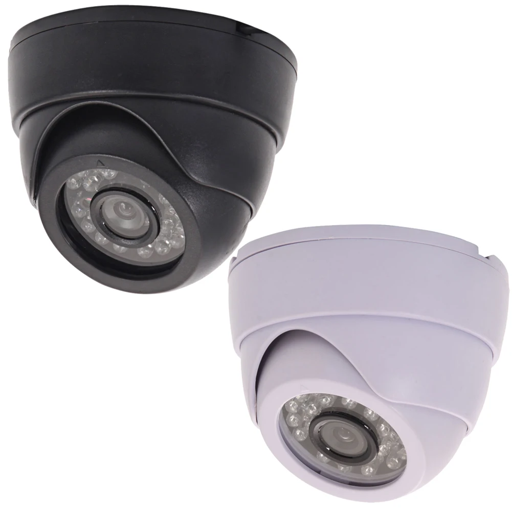 1200tvl 3,6mm 24 LED Outdoor-Sicherheit ir Nachtsicht CCTV-Kamera Monitor 1/3 "cmos Farbe NTSC Objektiv Kuppel Kamera 1080p IP-Kamera Image
