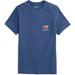 Autumn Wakes Whale Pocket Cotton Graphic T-Shirt