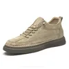 Designer neue Herren Leder Freizeit schuhe Trend High Top Schuhe vielseitige Herren Sport Freizeit schuhe Anti-Rutsch-Größe: 36-47