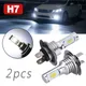 2 pz H7 Lampadine per fari a LED Luci abbaglianti e anabbaglianti 55 W 8000LM 6000 K Lampade da corsa per guida automatica super luminose