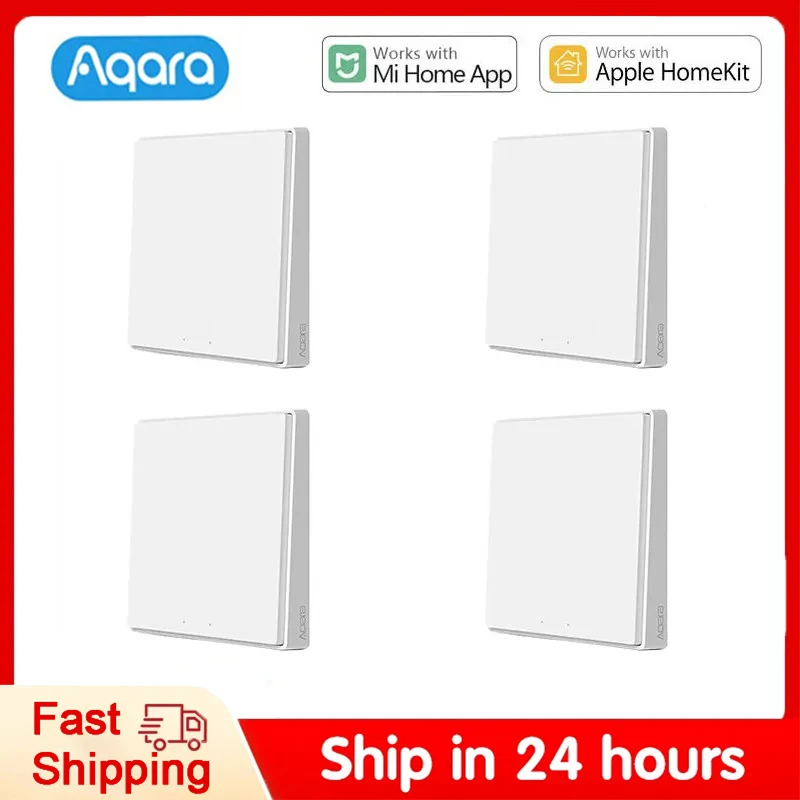 Aqara Smart Wand schalter D1 ZigBee Wireless Key Light Button WLAN-Fernbedienung Aqara Opple Switch Unterstützung Mijia App Homekit Image