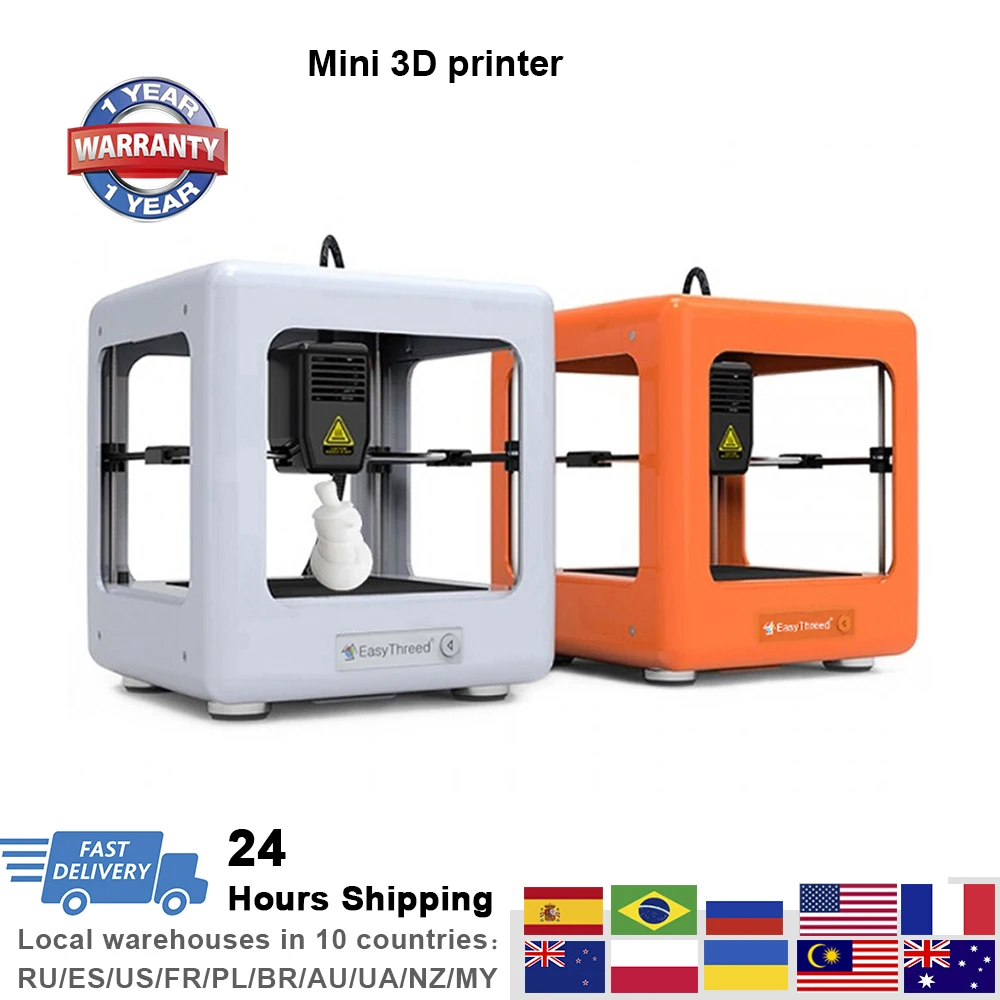 NANO-Mini imprimante 3D FDM pour enfants, modèle de jouet de bricolage, impression éducative, expédition depuis les entrepôts locaux