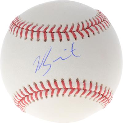 Signierter Baseball von Will Smith von den Los Angeles Dodgers Image