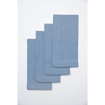 AMETHYST 4 PK NAPKINS by LINTEX LINENS in Blue (Size 18" X 18")
