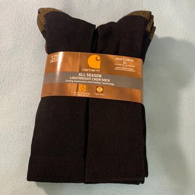 Carhartt Underwear & Socks | Carhartt Men’s All Season Work Crew Socks - Size Xl | Color: Black | Size: Xl